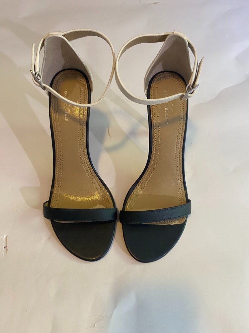 Brooks Brothers Ankle Strap Heeled Sandals